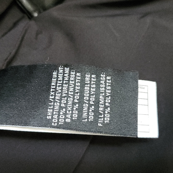 NWT 7 for All Mankind Black Faux Leather Long Puffer Vest Extra Small - Picture 11 of 15